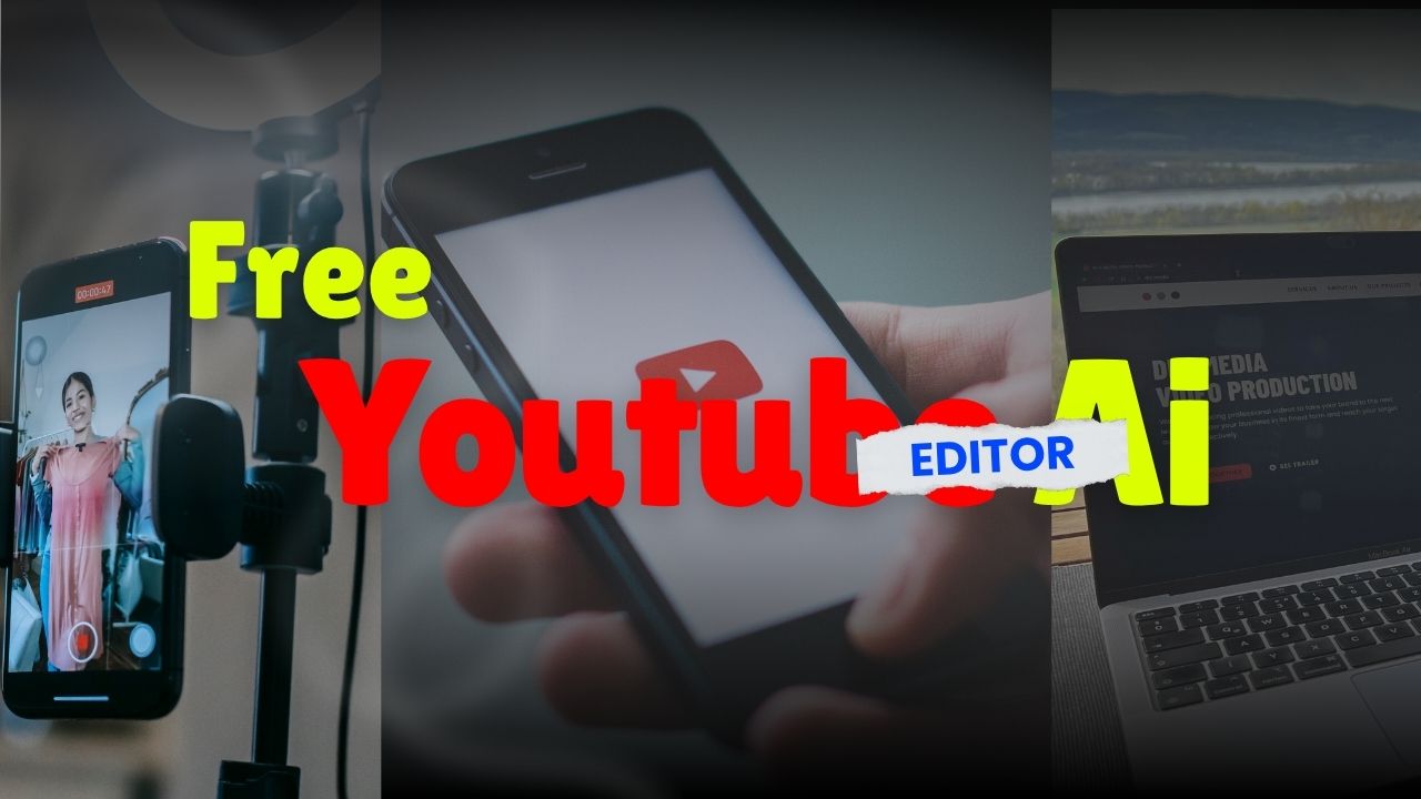 image showing youtube icone and editing with highlite text